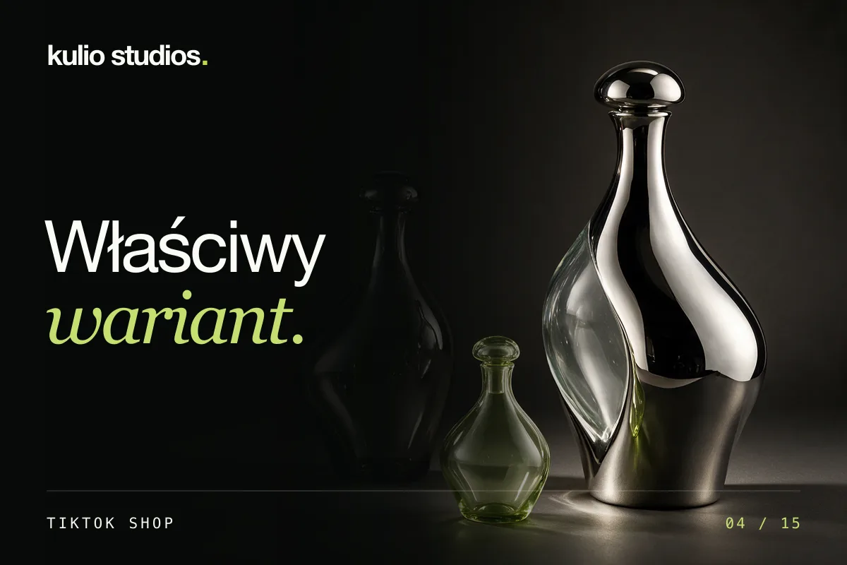 Właściwy wariant. Ilustracja do poradnika: warianty produktu TikTok Shop.