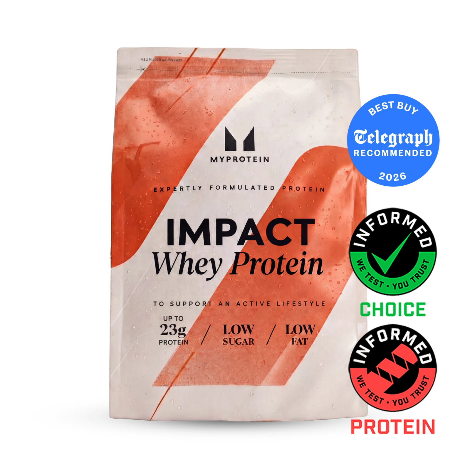 Opakowanie Myprotein Impact Whey Protein