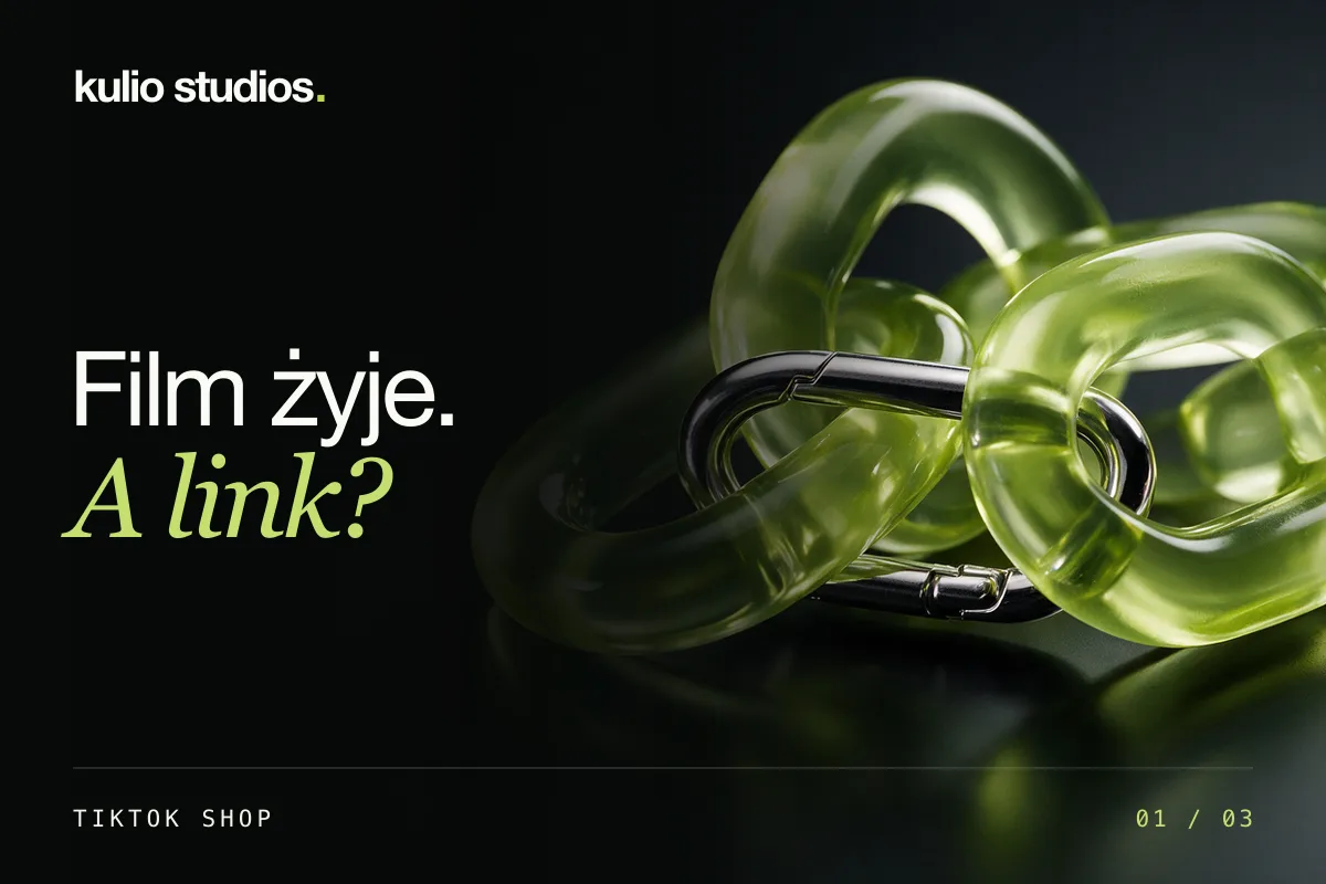 Film żyje. A link? Ilustracja do poradnika: niedostępny produkt w filmie TikTok Shop.